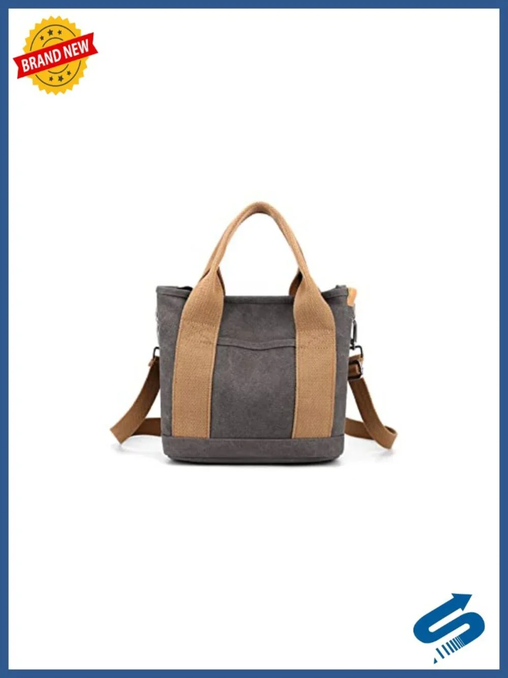 Canvas Satchel Handbag with Adjustable Strap | Women's Casual Crossbody